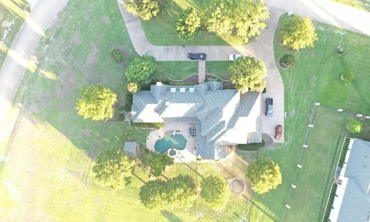 New shingle roof installation on a home in Charlotte
